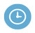 Boise Riverview Dental Office Hours Clock Icon