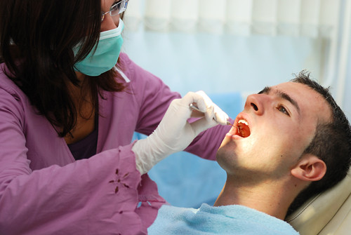 Boise Riverview Dental Male Patient In Chair Boise Riverview Dental Male Patient In Chair
